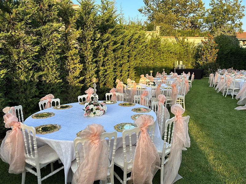 Düğün ve Nikah Masa Sandalye Süsleme Fiyatları
