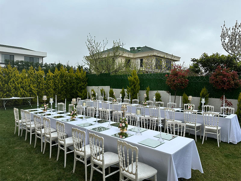 Bahçe için Masa Sandalye Kiralama