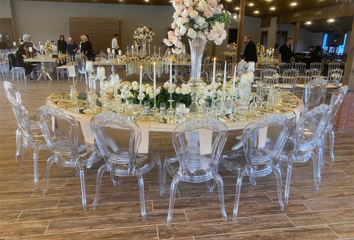 Şeffaf Bella Sandalye Kiralama