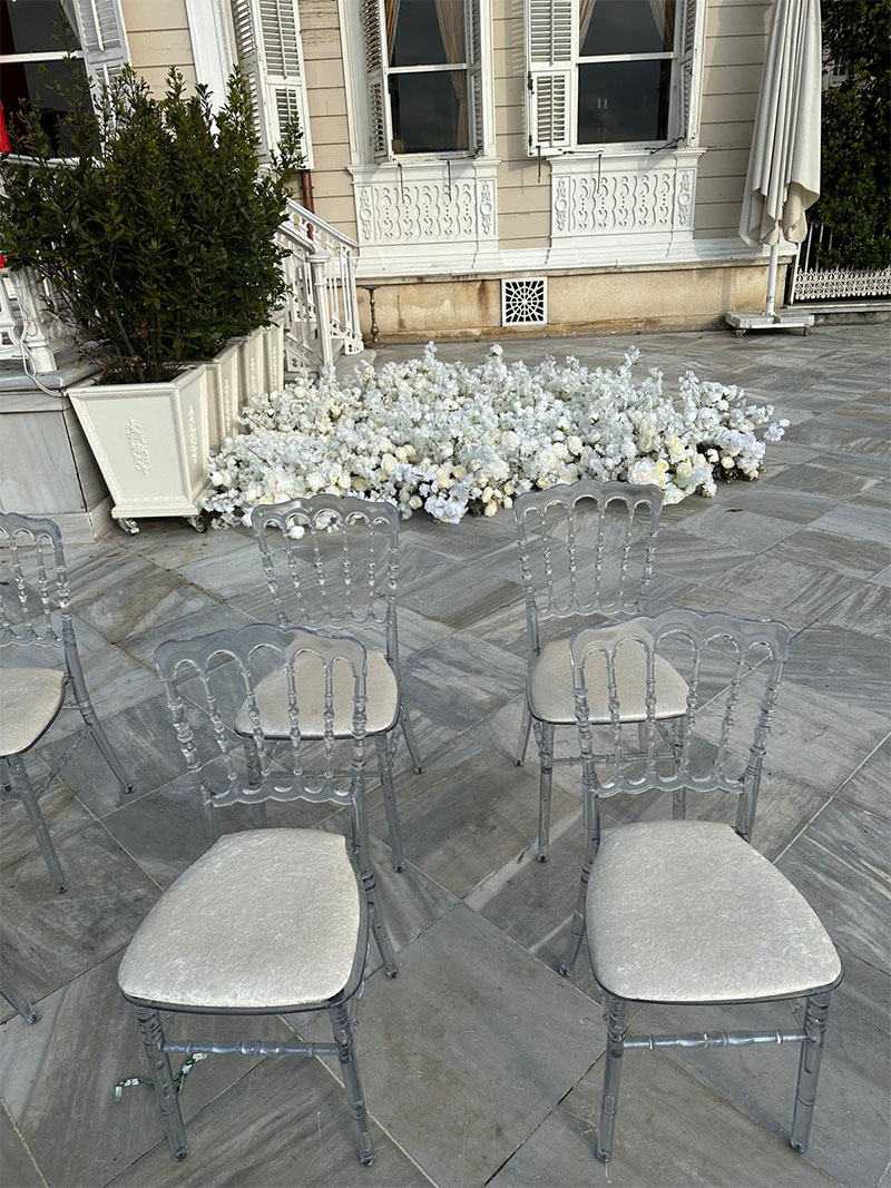 Pleksi Napolyon Sandalye Kiralama