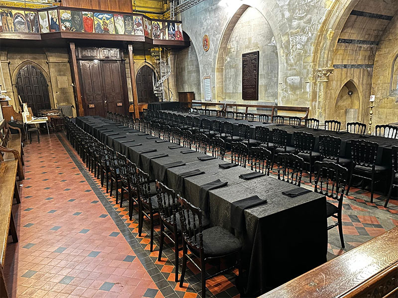 siyah Sandalye kiralama