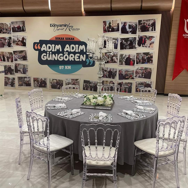 Şeffaf Sandalye Kiralama